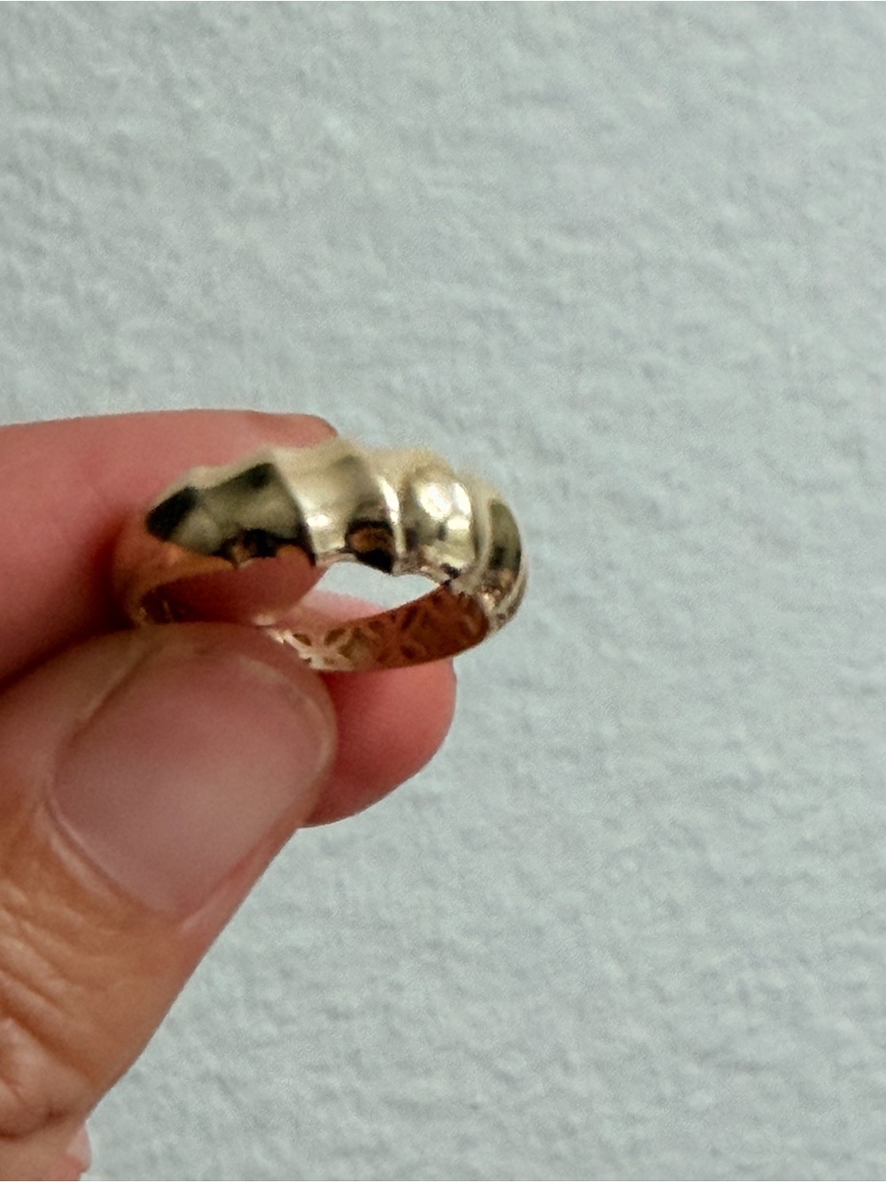 10k yellow gold ring